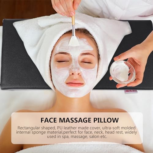 HEALLILY PU Leather Massage Bolster Pillow for Beauty Salon & Spa