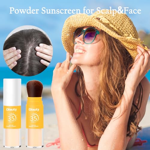 Mineral Sunscreen Setting Powder SPF 35 for Face & Scalp