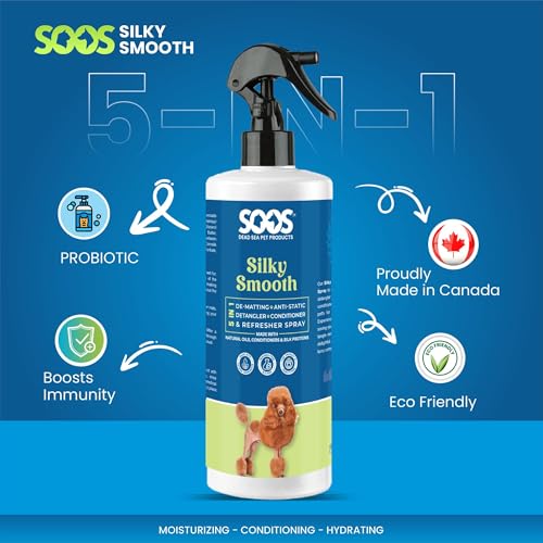SOOS Silky Smooth 5-in-1 Pet Conditioning Spray 500ml