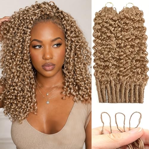 Burmese Curly Human Crochet Hair for Black Women - 16 Inch