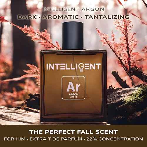 Intelligent Argon Eau de Parfum | Cologne for Men | Dark, Aromatic, and Tantalizing | 3.4 Fl Oz (100 mL)