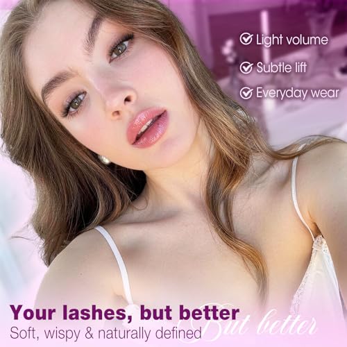 Natural Lash Clusters 9-10-12mm CC Curl Wispy Eyelash Extensions