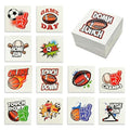Playbees Sports Temporary Tattoos 144 Pack