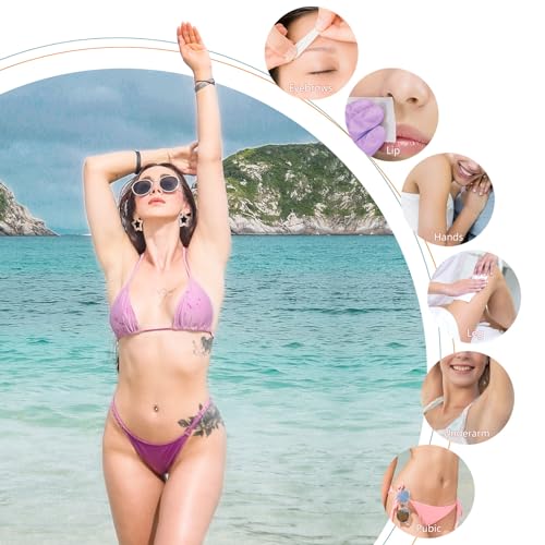 100 Pcs Waxing Paper 2.8 x 7.9 Inch Wax Strips For Hair Removal On Legs Chest Back Intimate Areas And Face