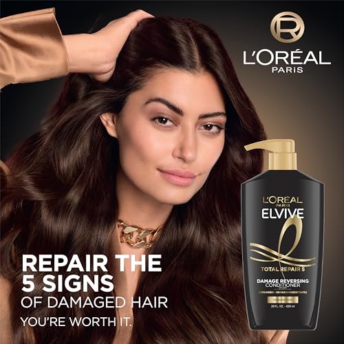L'Oreal Paris Elvive Total Repair 5 Conditioner for Damaged Hair, 28 fl oz