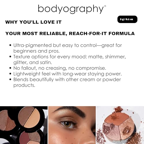 Bodyography Expressions Eye Shadow – Cleopatra Dark Peach