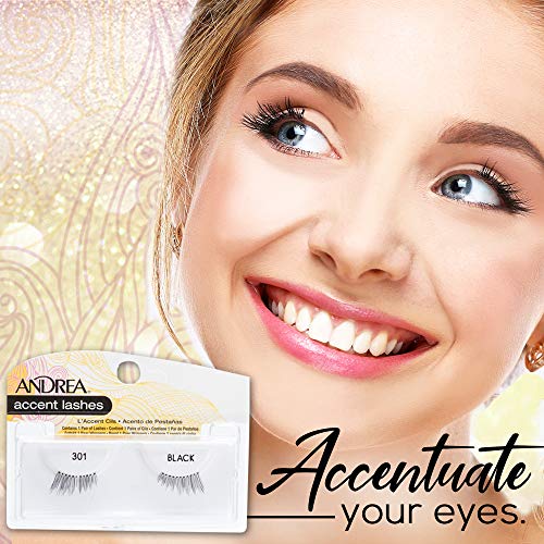 Andrea Accent Half Lashes 301 - Cat Eye, 4-Pack