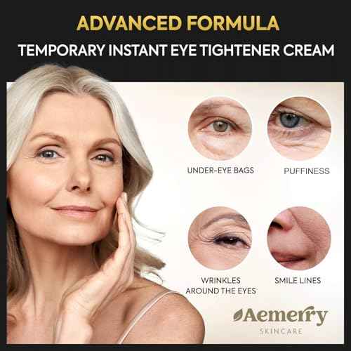 Instant Firm Temporary Eye Tightener: Reduces Eye Bags, Puffiness, Smooths Wrinkles, Fine Lines ? Anti-Aging Formula,Temporarily Firms, Lifts & Smooths Under Eye & Face Area ? 1 oz