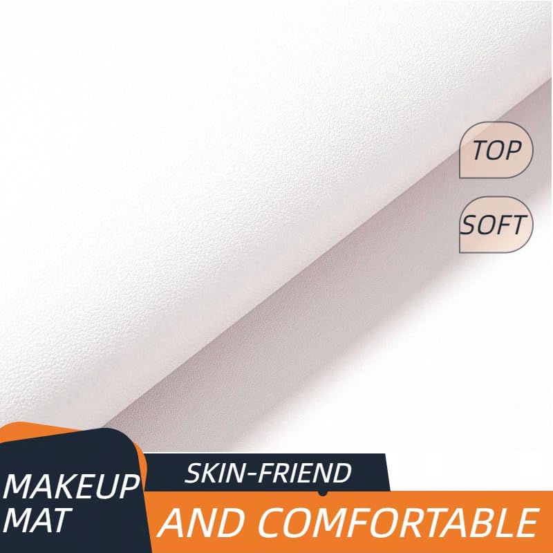 Waterproof Makeup Mat 15.7x23.6" PU Leather Vanity Protector