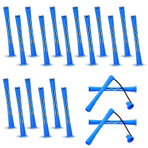 20 Pcs Hair Perm Rods Set - Small Curling Rollers for Short & Long Hair
