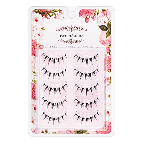 Manga Eyelashes 5 Pairs - Japanese Anime False Lashes