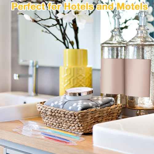 Honeydak 400 Pack Disposable Toothbrushes Individually Wrapped Toothbrushes Manual Single Use Toothbrush Soft Bristle Toothbrush Colorful Disposable Tooth Brush Set for Adults Kids Travel Toiletries