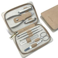 Manicure Kit, 9-in-1 Stainless Steel Professional large Nail Cutters and nail clippers Set, Includes Nail File, Cuticle Trimmer, with Portable Travel Case kit,Gifts For Women Men