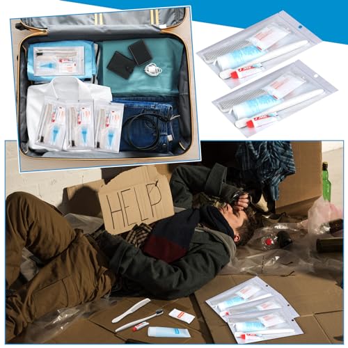 48 Piece Hygiene Kit Bulk - Travel Toiletry Sets