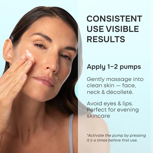 SimplyVital Collagen, Retinol & Hyaluronic Acid Serum - Anti-Aging Moisturizer for Face, Neck & D?collet? - Made in USA, Deep Moisturizing Skin Care Complex - Hydrating Facial Serum for Women, 1 fl.oz