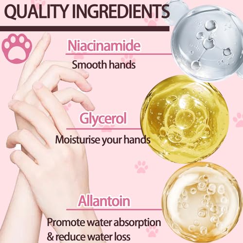 Hydrating Hand Masks for Dry Cracked Hands - 6 Pack Moisturizing Gloves Set