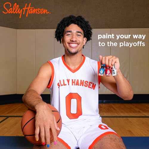 Sally Hansen Miracle Gel¢â x Jared McCain, Trio Set, Long Lasting, Gel-Like Formula, No UV Lamp Needed, Blue and Red Nail Polish