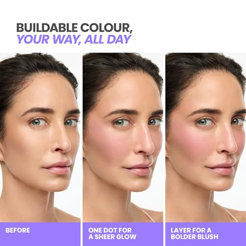 Wonderskin Falling Liquid Blush Stain - All-Day, Transfer-Proof & Long-Lasting