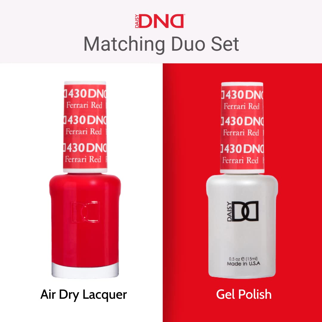 DND Gel Polish Set, Blue Collection, UV Gel Polish and Air Dry Nail Lacquer, Matching Chip-Free Polish Duo, 571 Blue Ash, 0.5 Fl Oz