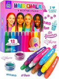 Hair Chalk for Kids 6-12 - Washable Temporary Hair Dye