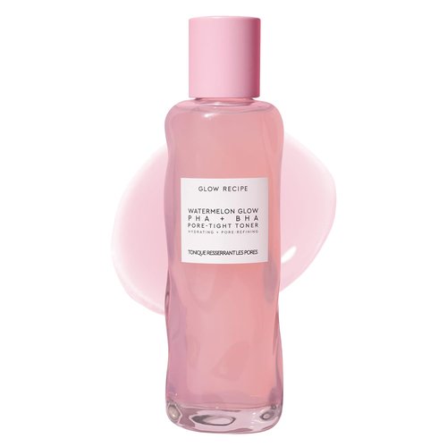 Glow Recipe PHA + BHA Face Toner - Korean Skin Care Toner, Pore Minimizer & Facial Exfoliator for Glass Skin - Tightening & Hydrating Skincare with Hyaluronic Acid & Watermelon (150ml)