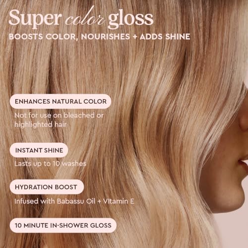 Glaze Super Gloss Honey Blonde Hair Color – Semi-Permanent Conditioning Gloss