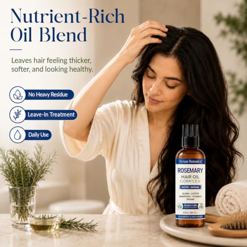 Rosemary Oil for Hair Growth - 6oz Biotin & Batana Blend