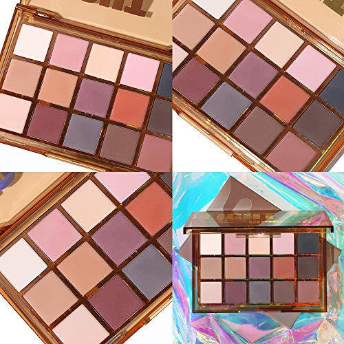 UCANBE 15 Shades Eyeshadow Palette - Shimmer Matte Metallic