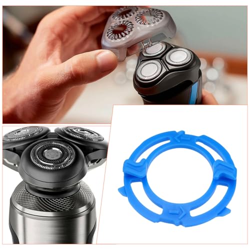 10pcs Shaver Blade Retaining Rings Blade Holder Clip Clips Compatible with Philips S5008 S5010 S5011 S5013 S5015 Shaving Blue