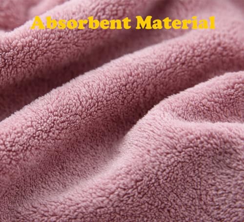 M-bestl 2 Pack Microfiber Hair Towel Wrap for Quick Drying