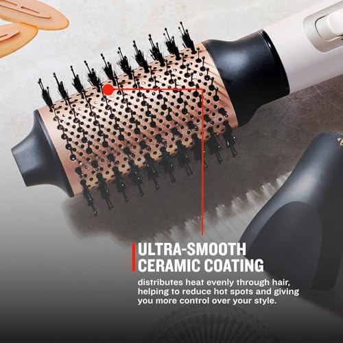 Remington Shine Therapy 2.4” Oval Hair Dryer Brush with Keratin & Argan Oil
