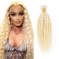 28 Inch Blonde 613 Kinky Curly Human Hair Bundles
