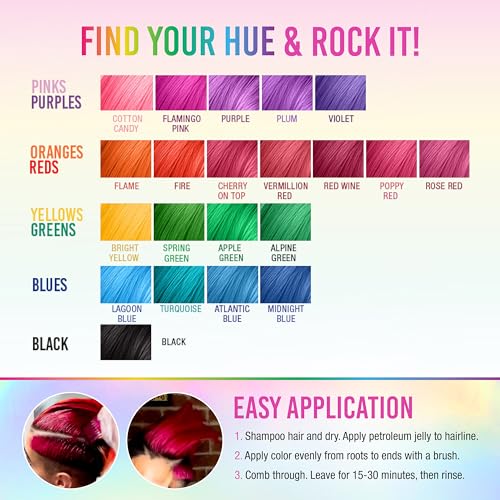 Punky Flamingo Pink Semi Permanent Hair Dye – Vibrant 3.5 oz