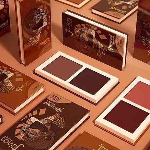 Juvia's Place Bronzed Duo Bronzer Tan - Soft Matte, Contour Powder, Long-Wearing & Buildable Bronzing Powder - Suitable for Tan Skin Tone