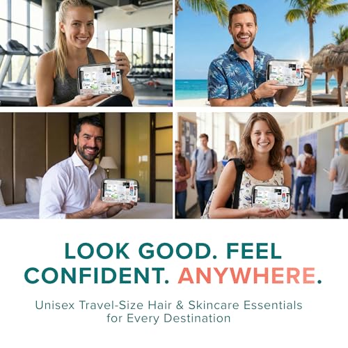 20-Piece Travel Toiletry Kit TSA Approved – Shampoo, Soap & More