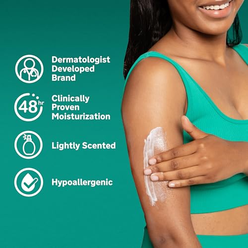 Lubriderm Intense Skin Repair Moisturizing Hand & Body Lotion + Pro-Ceramide, 48-Hour Hydration for Rough, Dry, & Sensitive Skin, Non-Greasy, Hypoallergenic, Lightly Scented, 16 fl. oz