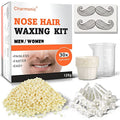 120g Charmonic Nose Hair Waxing Kit with 30 Applicators, Quick and Painless Removal for Men and Women, Enough for 15-20 Uses