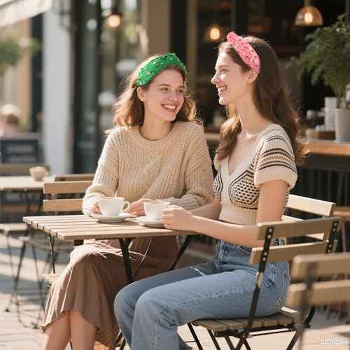 Pink Witch Headbands for Women Girls Princess Crown Wand Knotted Headband for Glinda Fans Witch Birthday Halloween Party Favors Hair Accessories