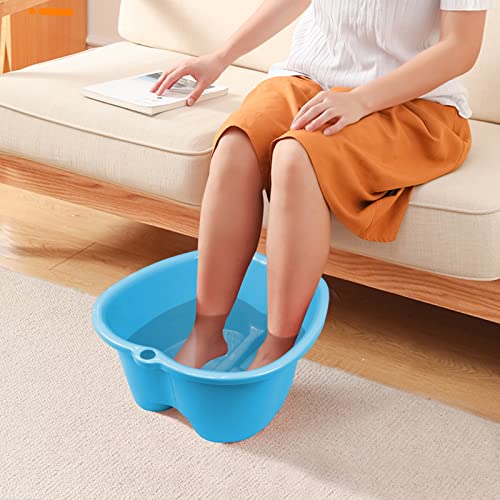 Foot Soaking Tub - 2 Pack Foot Bath Basin in Purple & Blue