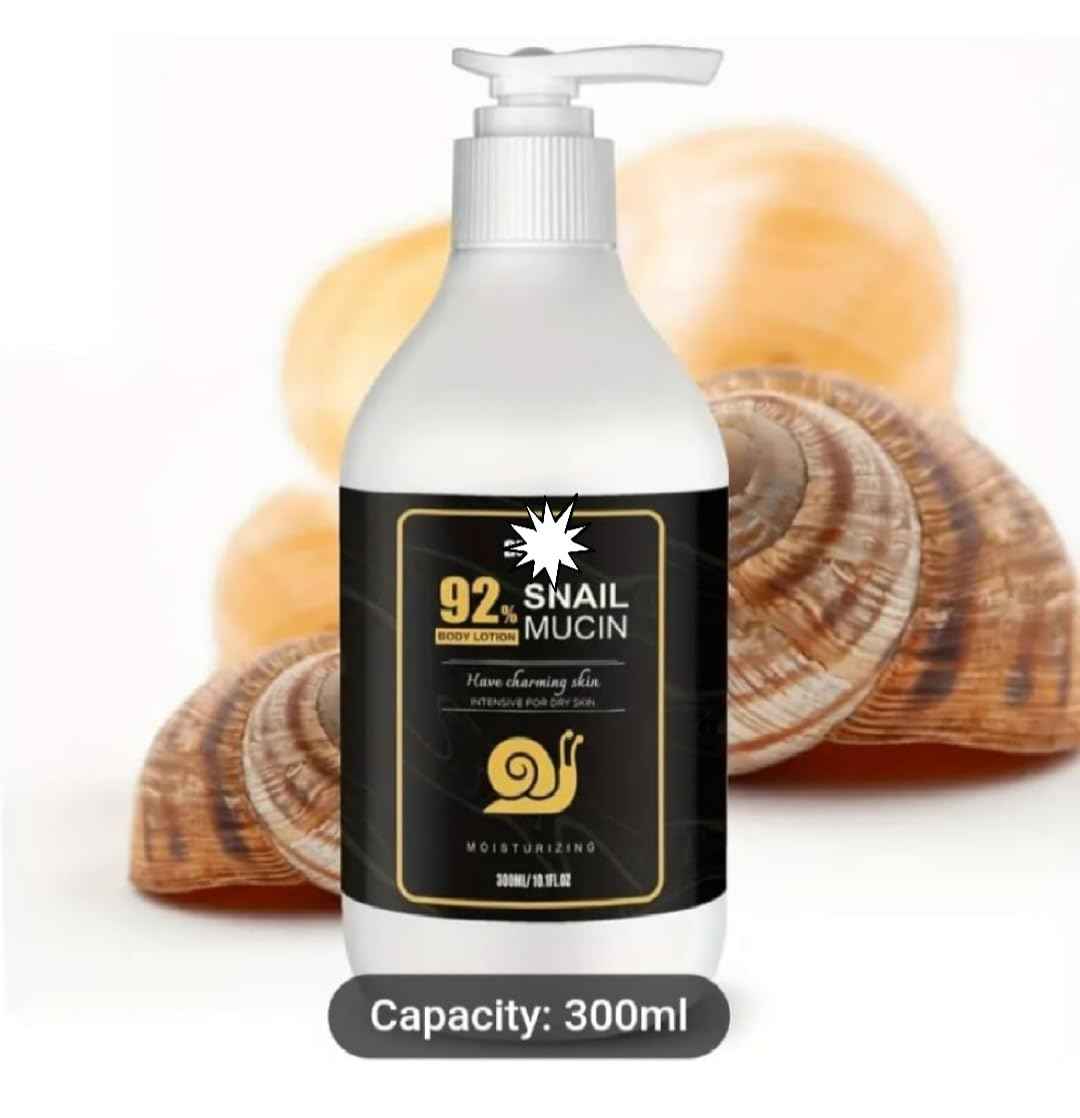 Generic Snail Mucin 92% Nourishing Body Cream Body Milk With Vitamin C, Moisturizing, Firming Skin, Refreshing, Non Greasy, Easy To Absorb, Suitable For All Skin Types (10.1 oz Body Cream)