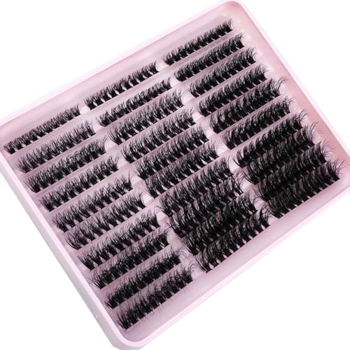 Fluffy Cluster Lashes 60D 80D 100D DIY Eyelash Extensions