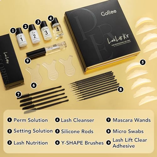 Lash Lift & Brow Lamination Kit - Professional At-Home Eyelash Perm