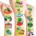 96 Cute Alien Temporary Tattoos for Kids | Space Party Favors