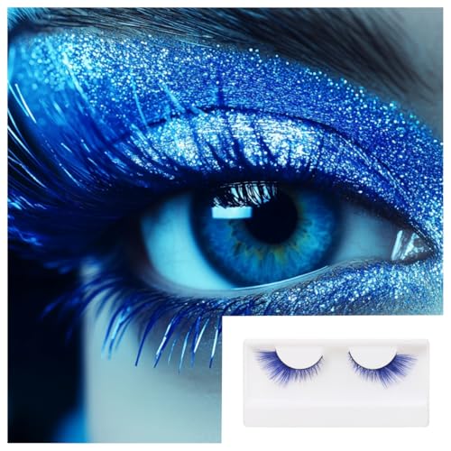 Colorful Cat Eye False Eyelashes 5 Pairs Set