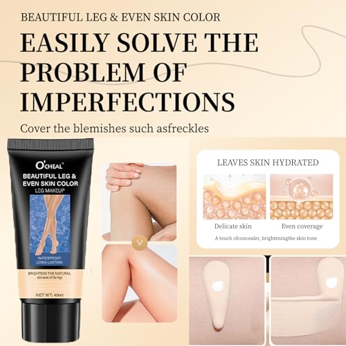 Waterproof Body Makeup Foundation - Tattoo & Scar Cover (2 Pack)