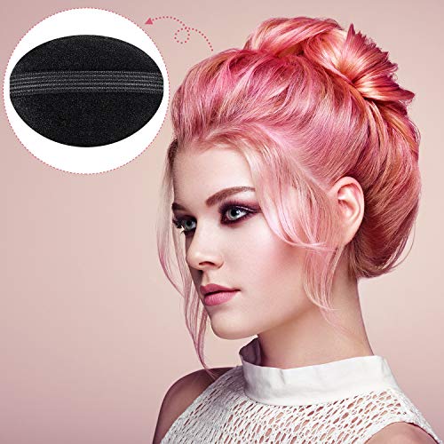 WILLBOND 14 Pcs Hair Bump Volume Bases & Bun Makers Set