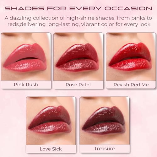 VOTUM Tahari 5-Piece Lipstick Set with Matte, Cream & Pearl