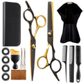 15-Piece Hair Cutting Scissors Kit - Professional Barber Shears
