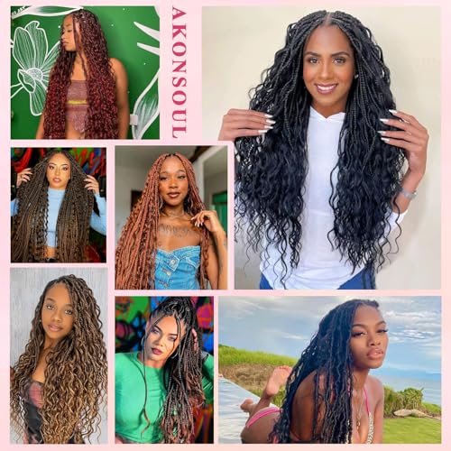 Human Braiding Hair Deep Wave 22 Inch 110g 3 Bundles
