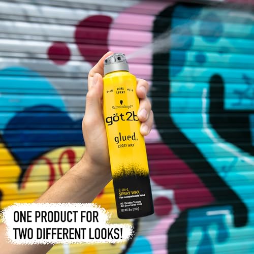 Got2b Glued Dual Nozzle Spray Wax, 8 oz